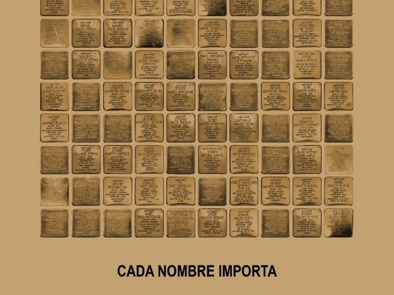 CADA NOMBRE IMPORTA  |  STOLPERSTEINE MADRID X DAVID CÁRDENAS  |  12.09.25 – 11.10.25